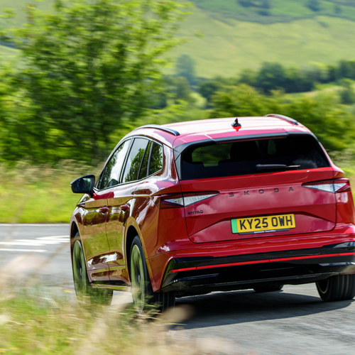 2026 Skoda Enyaq RS UK Version Rear View