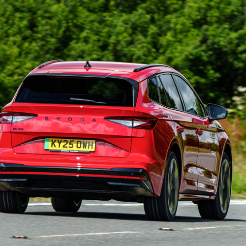 2026 Skoda Enyaq RS UK Version Rear View