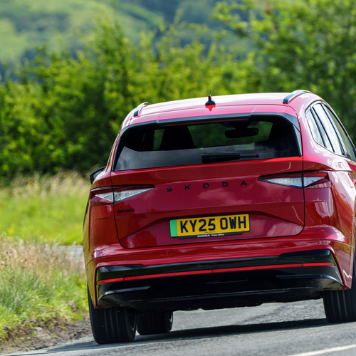 2026 Skoda Enyaq RS UK Version Rear View