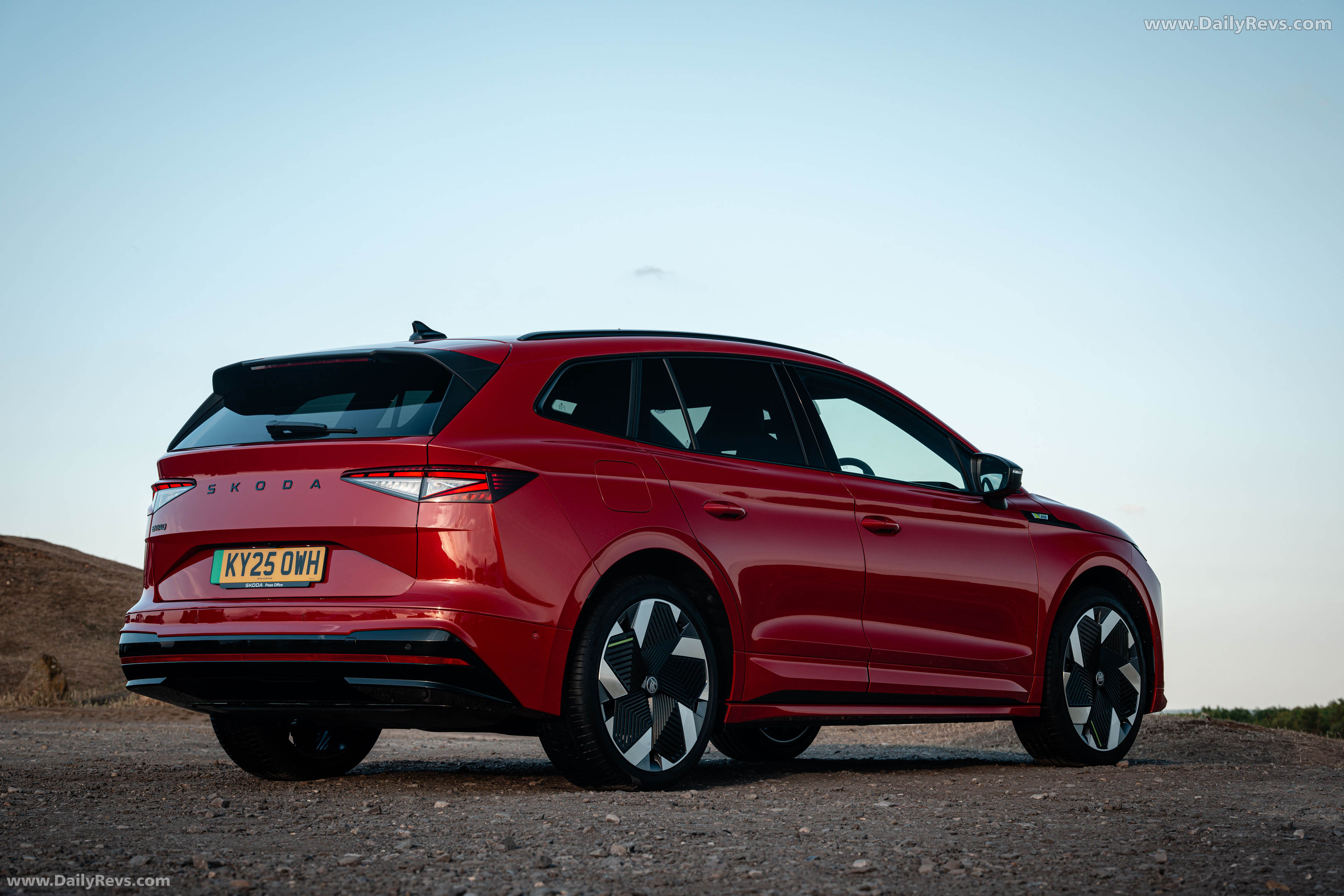 2026 Skoda Enyaq RS UK Version Rear View