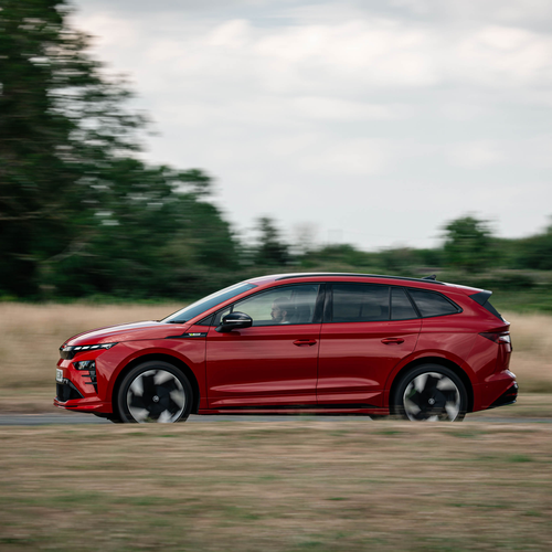 2026 Skoda Enyaq RS UK Version Side View