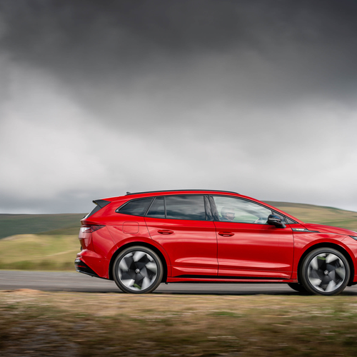 2026 Skoda Enyaq RS UK Version Side View