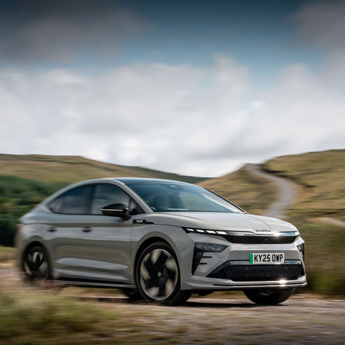 2026 Skoda Enyaq Coupe RS UK Version Front View