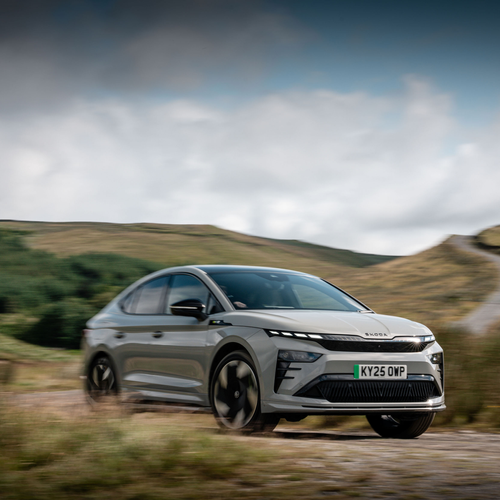 2026 Skoda Enyaq Coupe RS UK Version Front View