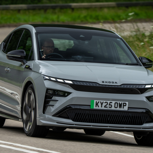 2026 Skoda Enyaq Coupe RS UK Version Front View