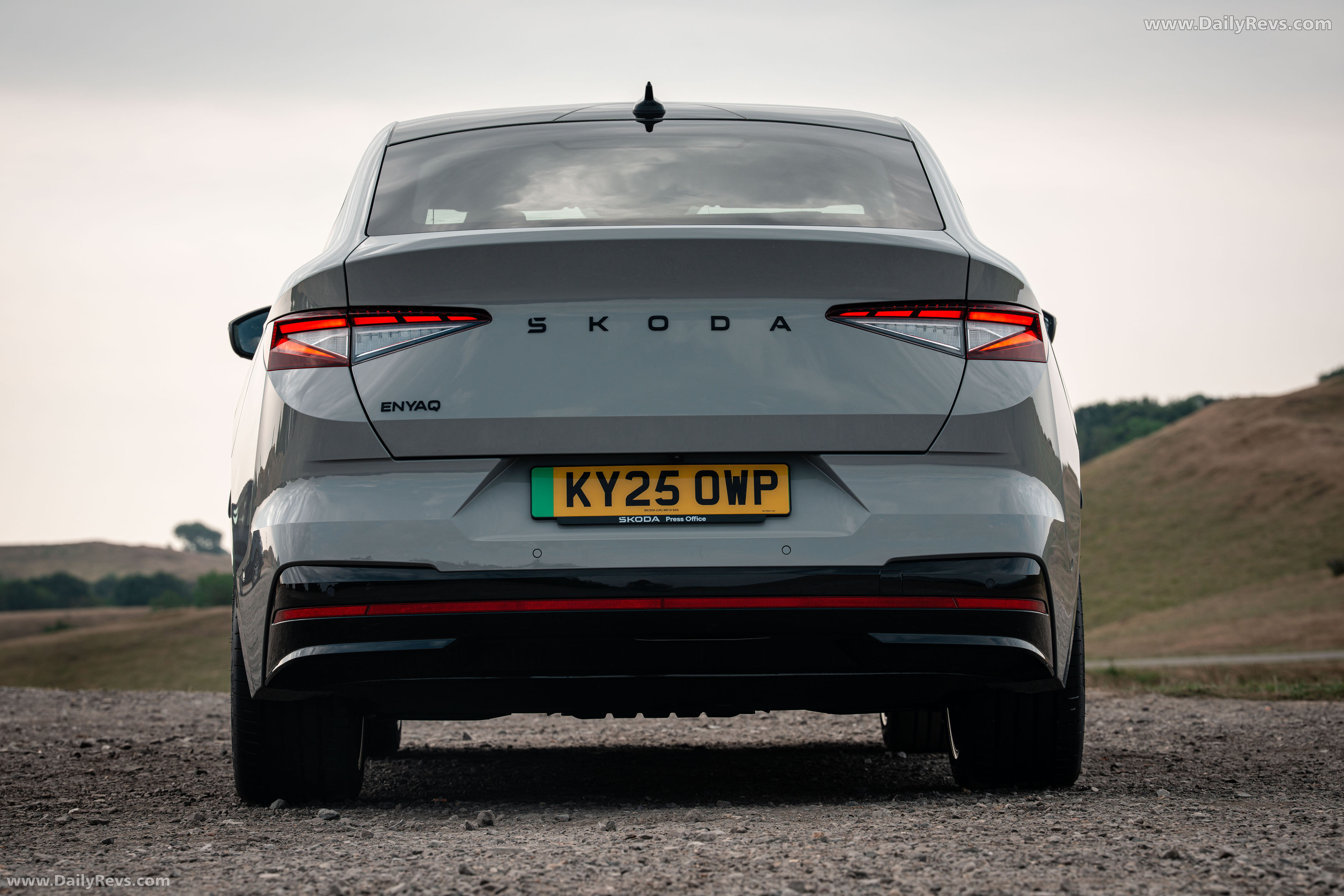 2026 Skoda Enyaq Coupe RS UK Version Rear View