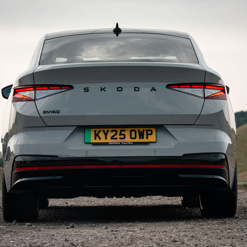 2026 Skoda Enyaq Coupe RS UK Version Rear View