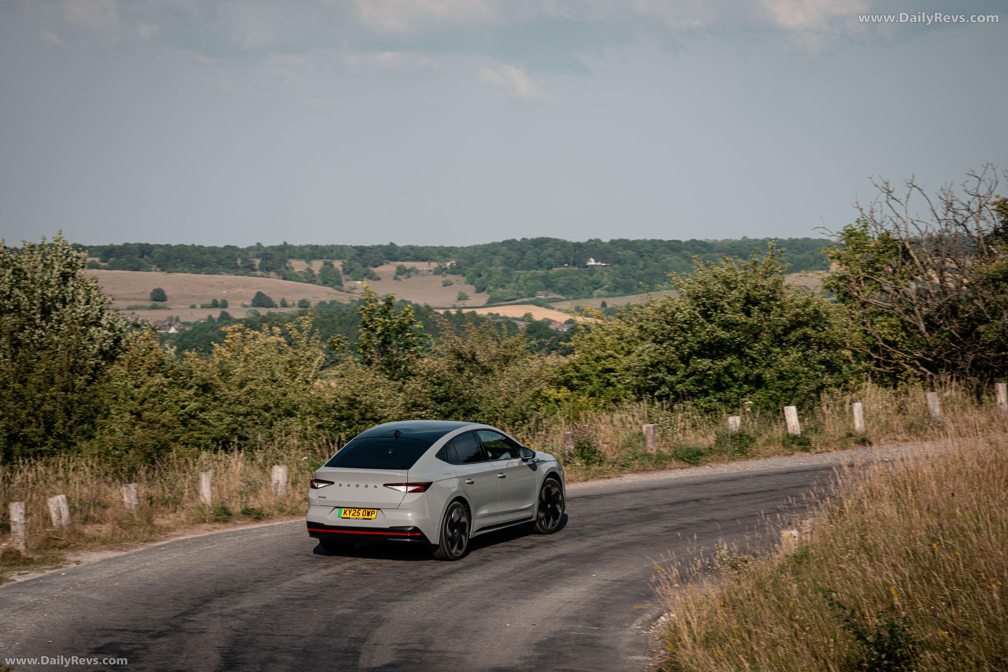 2026 Skoda Enyaq Coupe RS UK Version Rear View