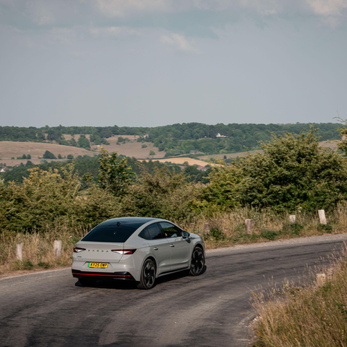 2026 Skoda Enyaq Coupe RS UK Version Rear View