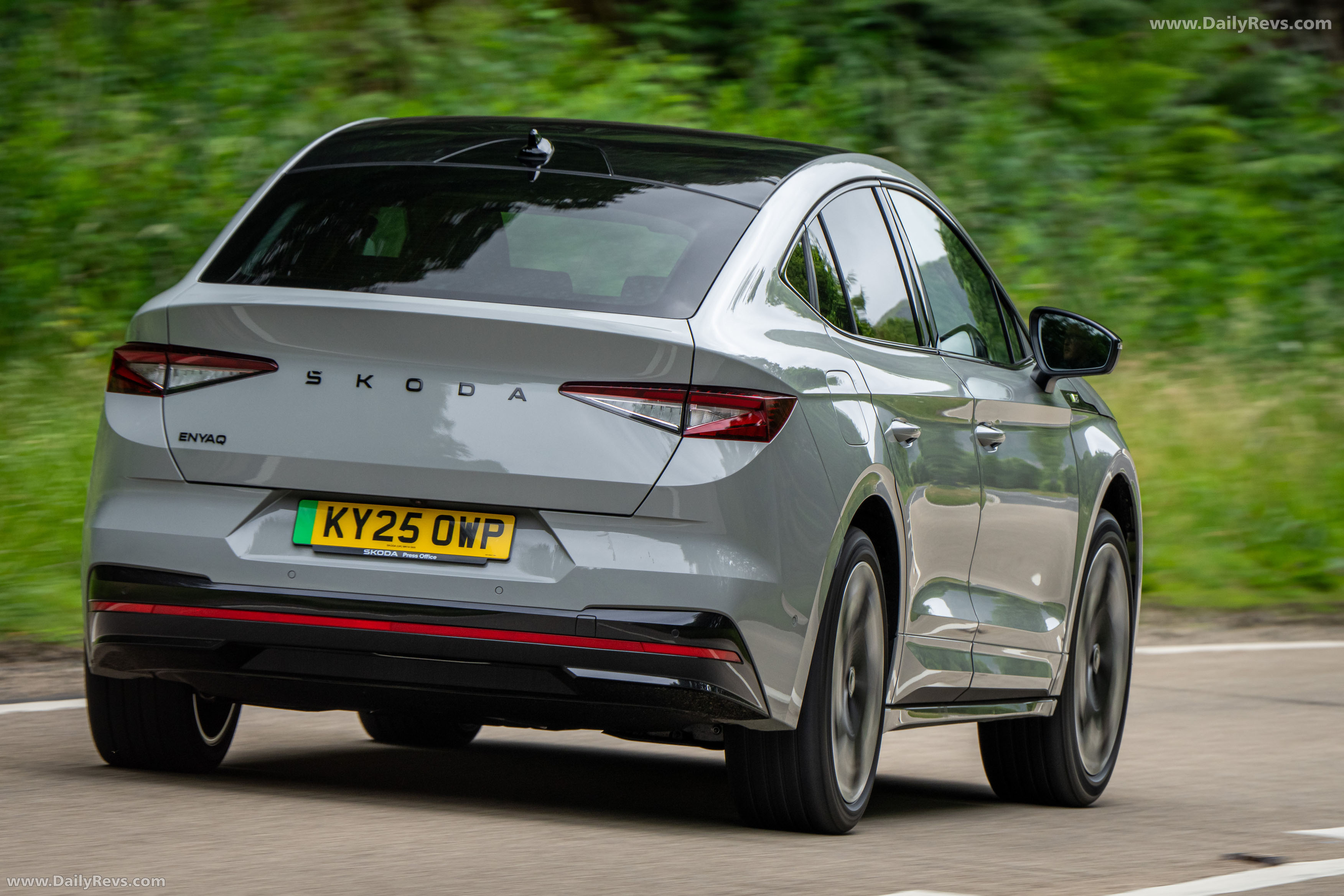 2026 Skoda Enyaq Coupe RS UK Version Rear View