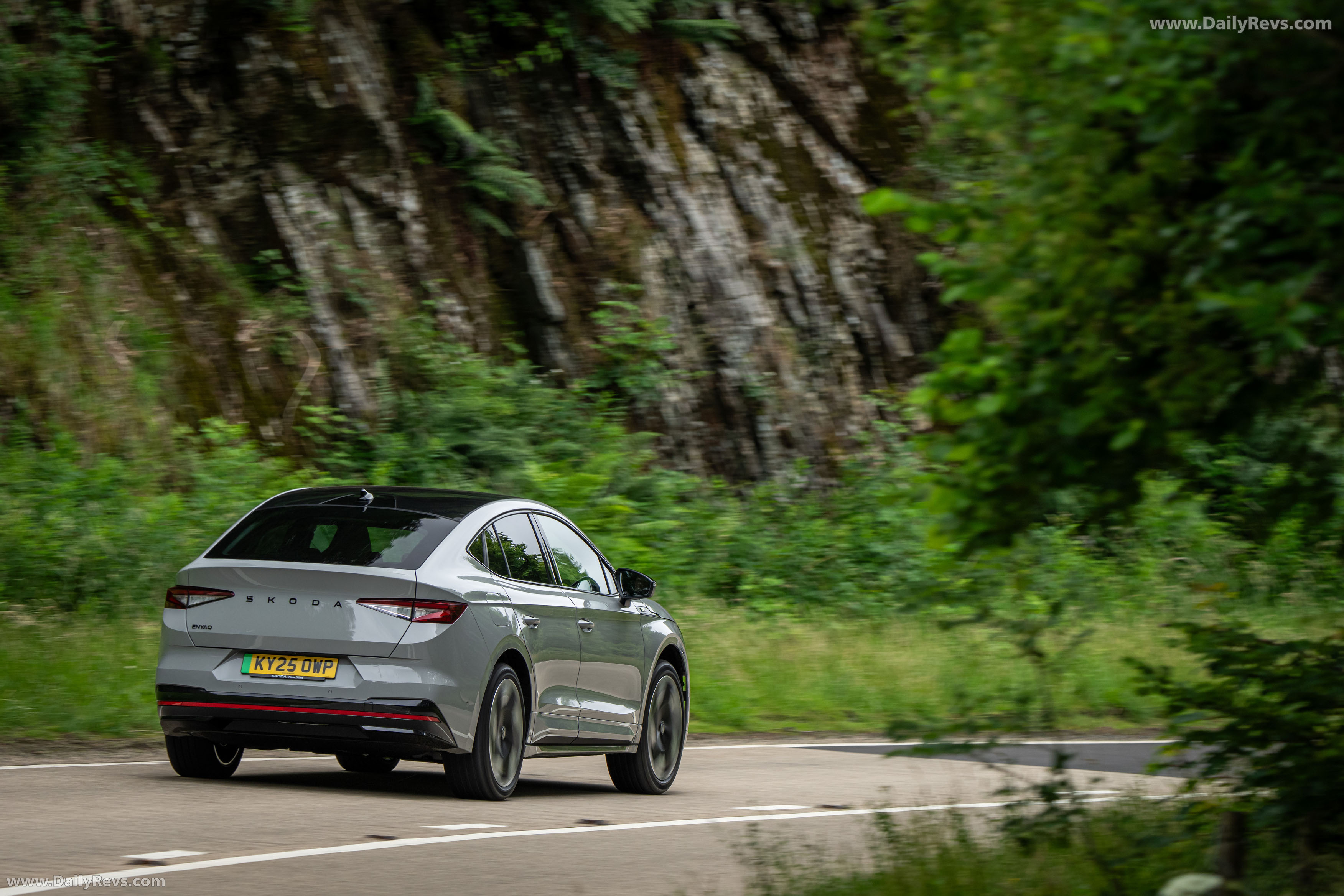 2026 Skoda Enyaq Coupe RS UK Version Rear View