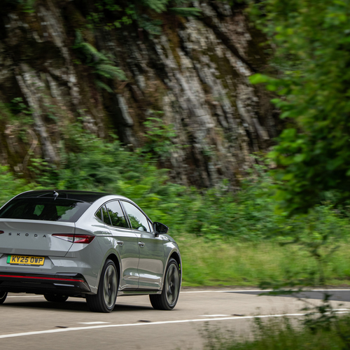 2026 Skoda Enyaq Coupe RS UK Version Rear View