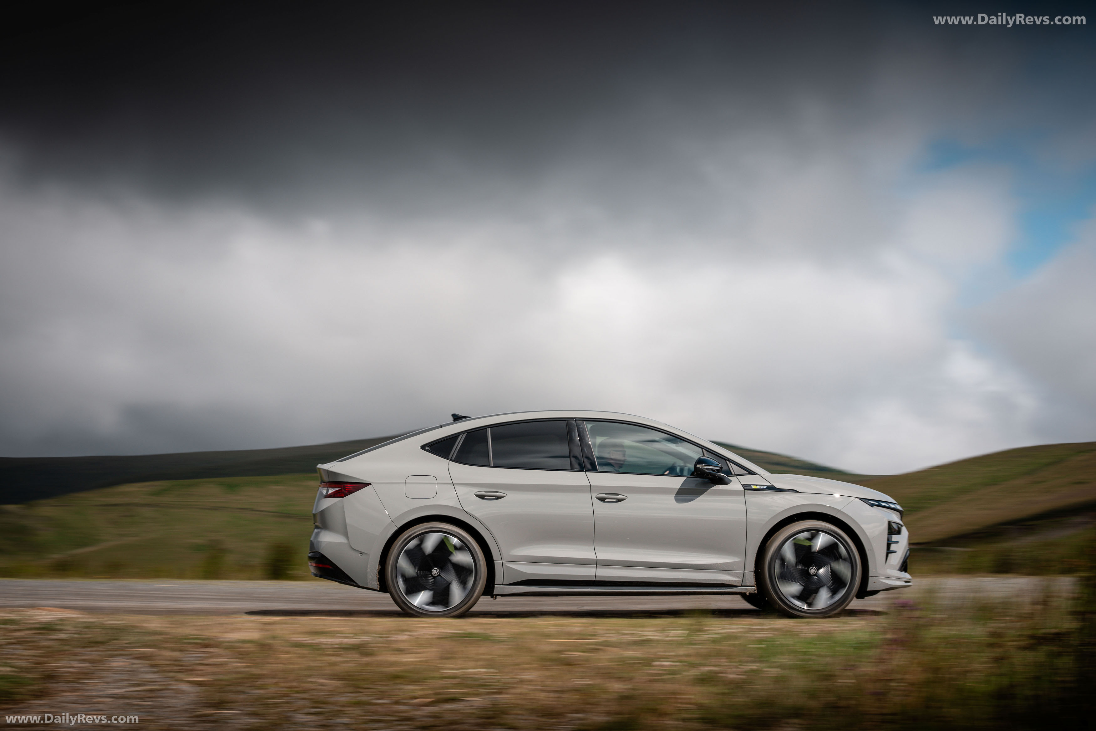 2026 Skoda Enyaq Coupe RS UK Version Side View