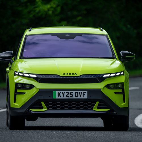 2026 Skoda Elroq RS Hyper Green Front View