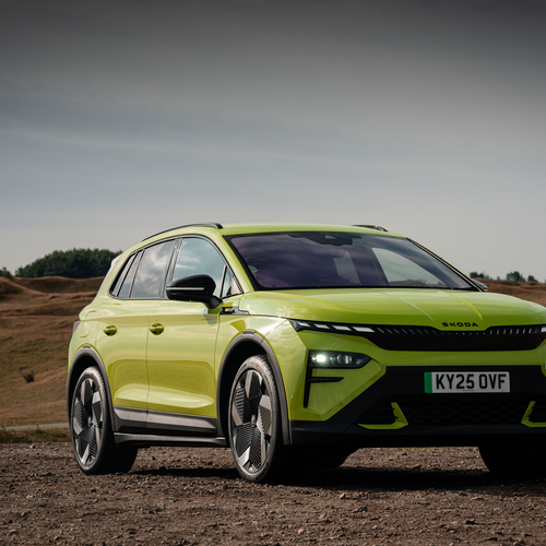 2026 Skoda Elroq RS Hyper Green Front View