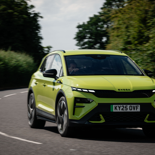 2026 Skoda Elroq RS Hyper Green Front View