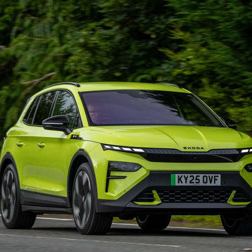 2026 Skoda Elroq RS Hyper Green Front View