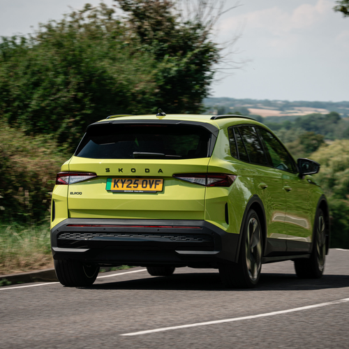 2026 Skoda Elroq RS Hyper Green Rear View