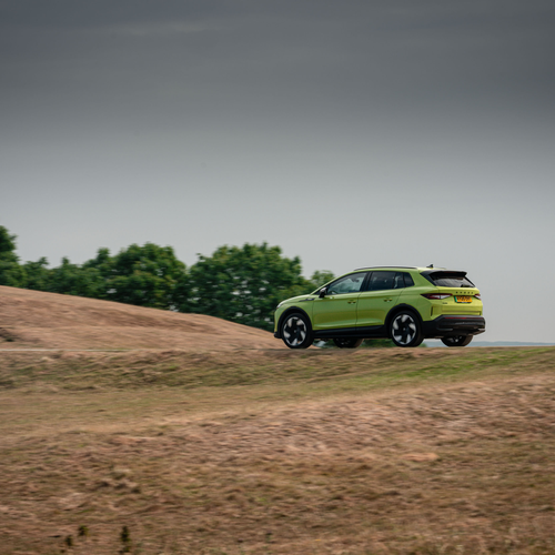 2026 Skoda Elroq RS Hyper Green Rear View