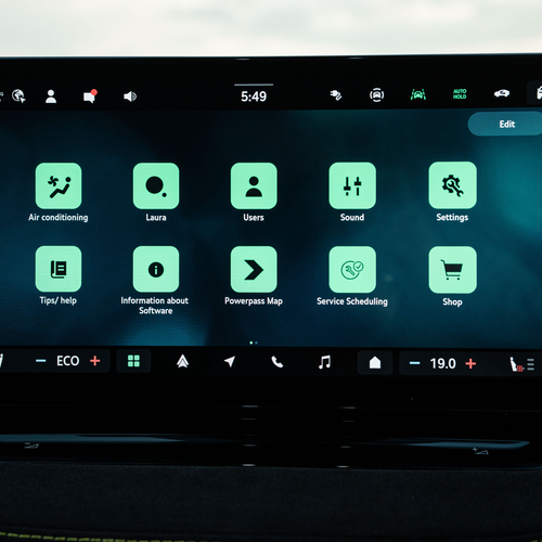 2026 Skoda Elroq RS Hyper Green Interior