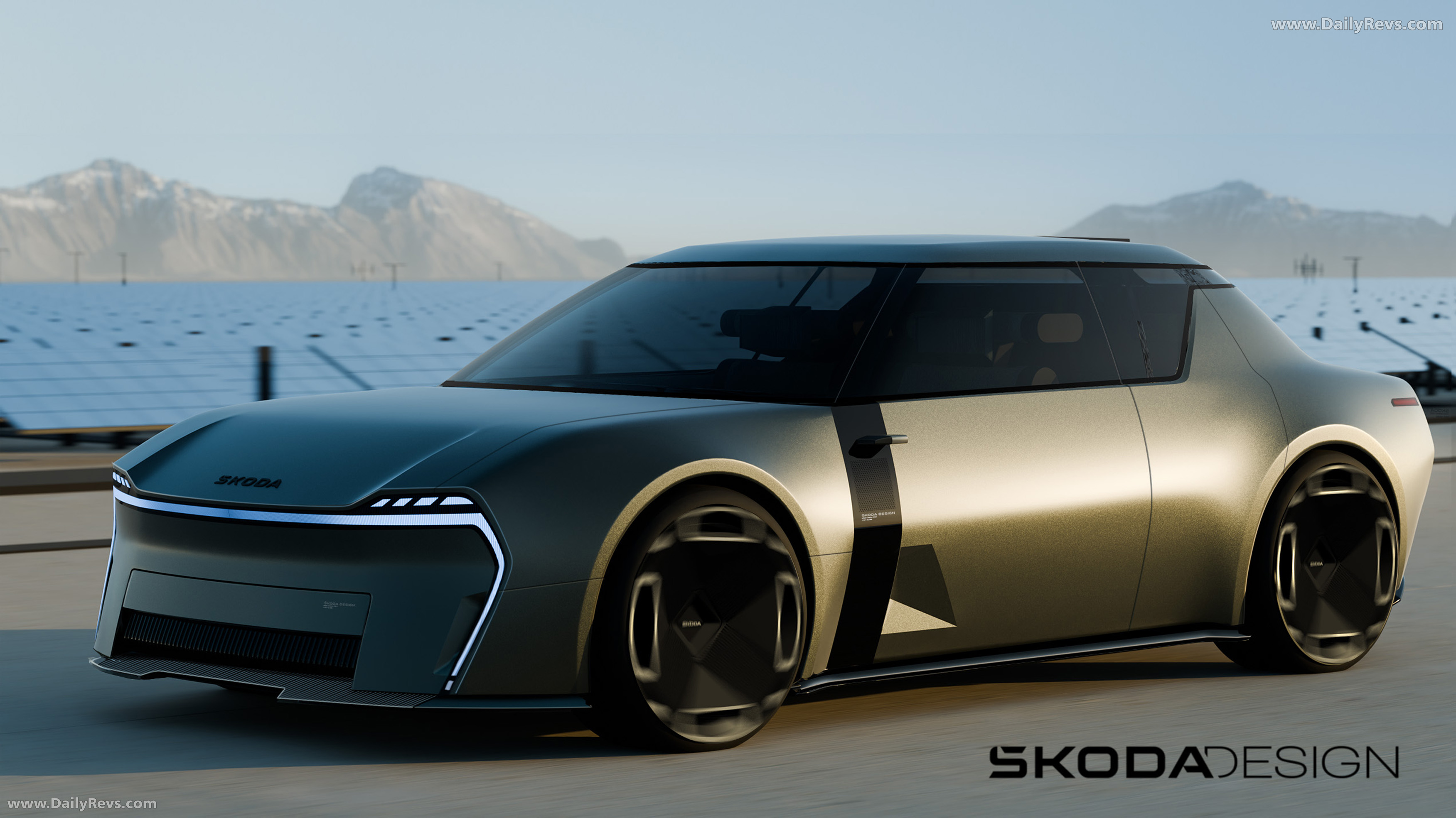 2025 Skoda 1000 MBX Coupe Concept Front View