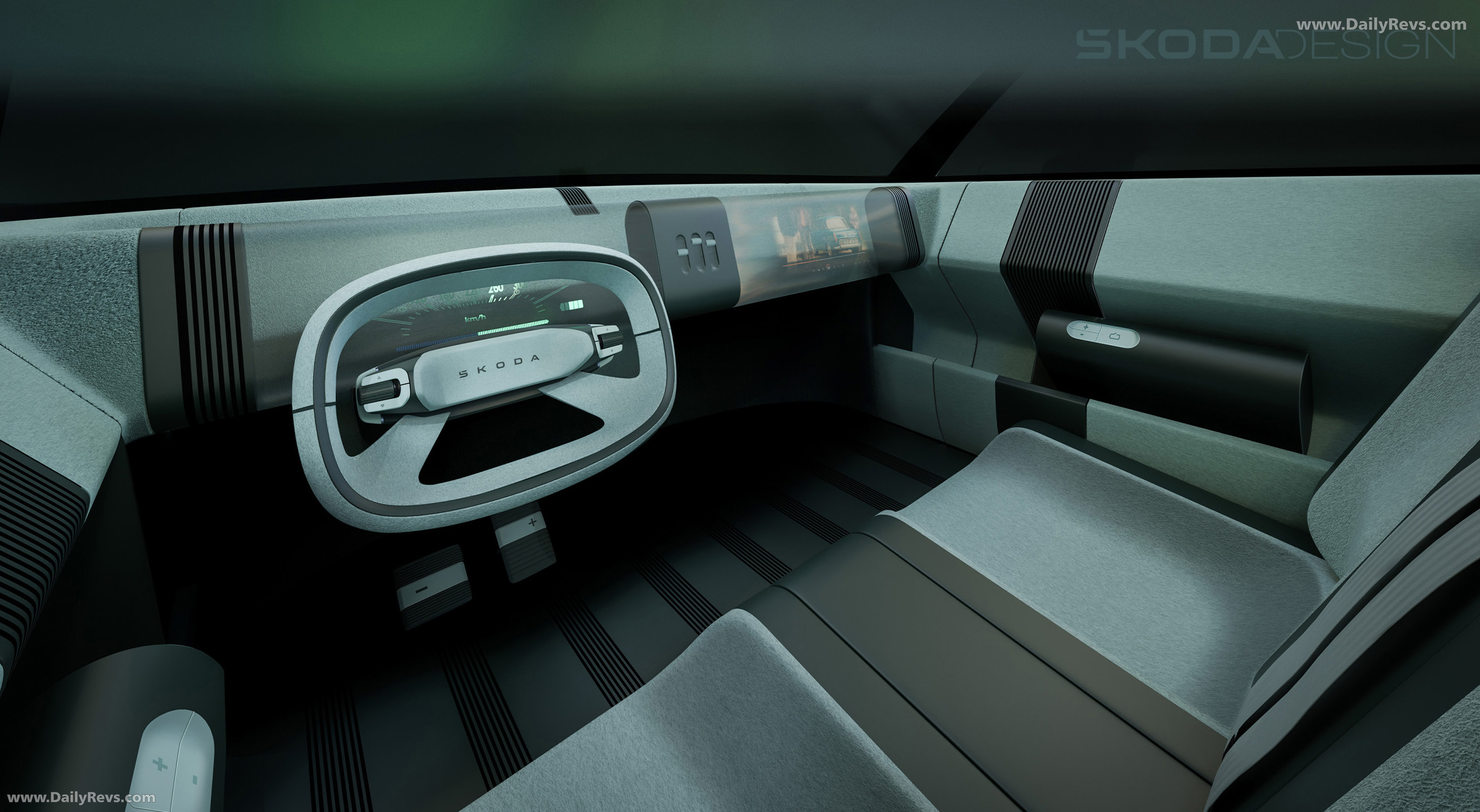 2025 Skoda 1000 MBX Coupe Concept Interior