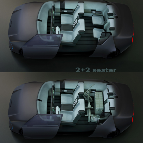 2025 Skoda 1000 MBX Coupe Concept Interior