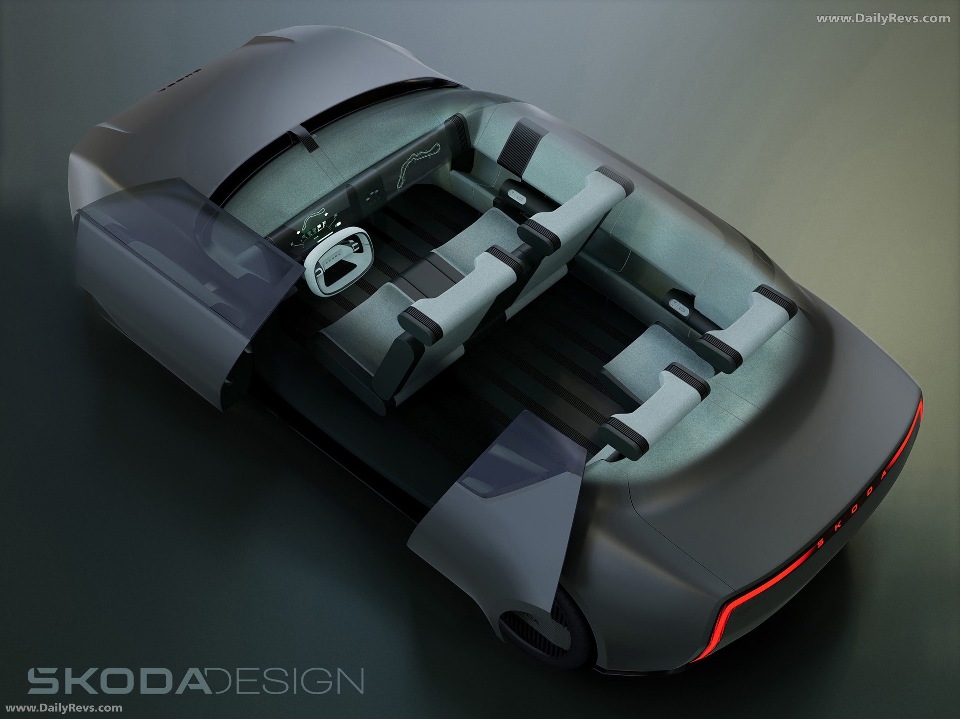 2025 Skoda 1000 MBX Coupe Concept Interior