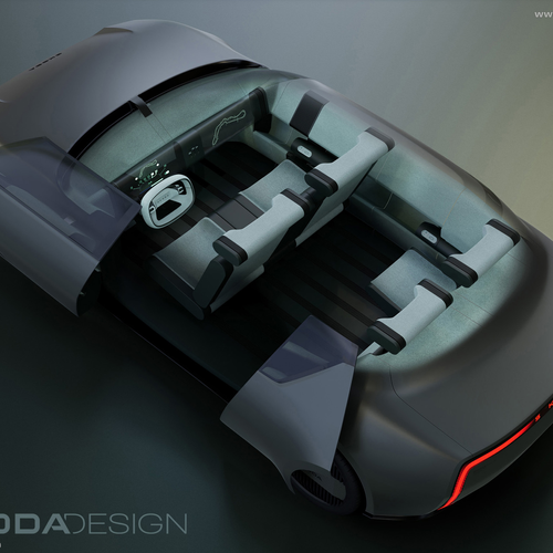 2025 Skoda 1000 MBX Coupe Concept Interior