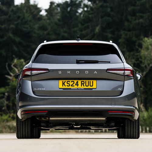 2024 Skoda Superb Combi iV Mk4 UK Version Rear View
