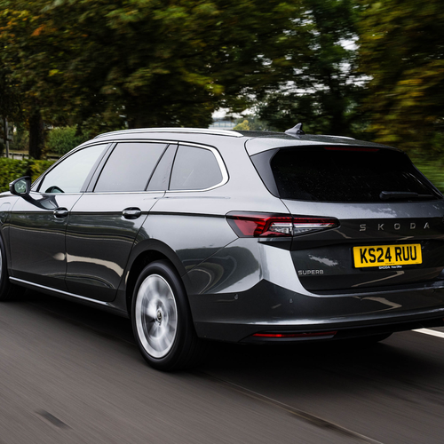 2024 Skoda Superb Combi iV Mk4 UK Version Rear View
