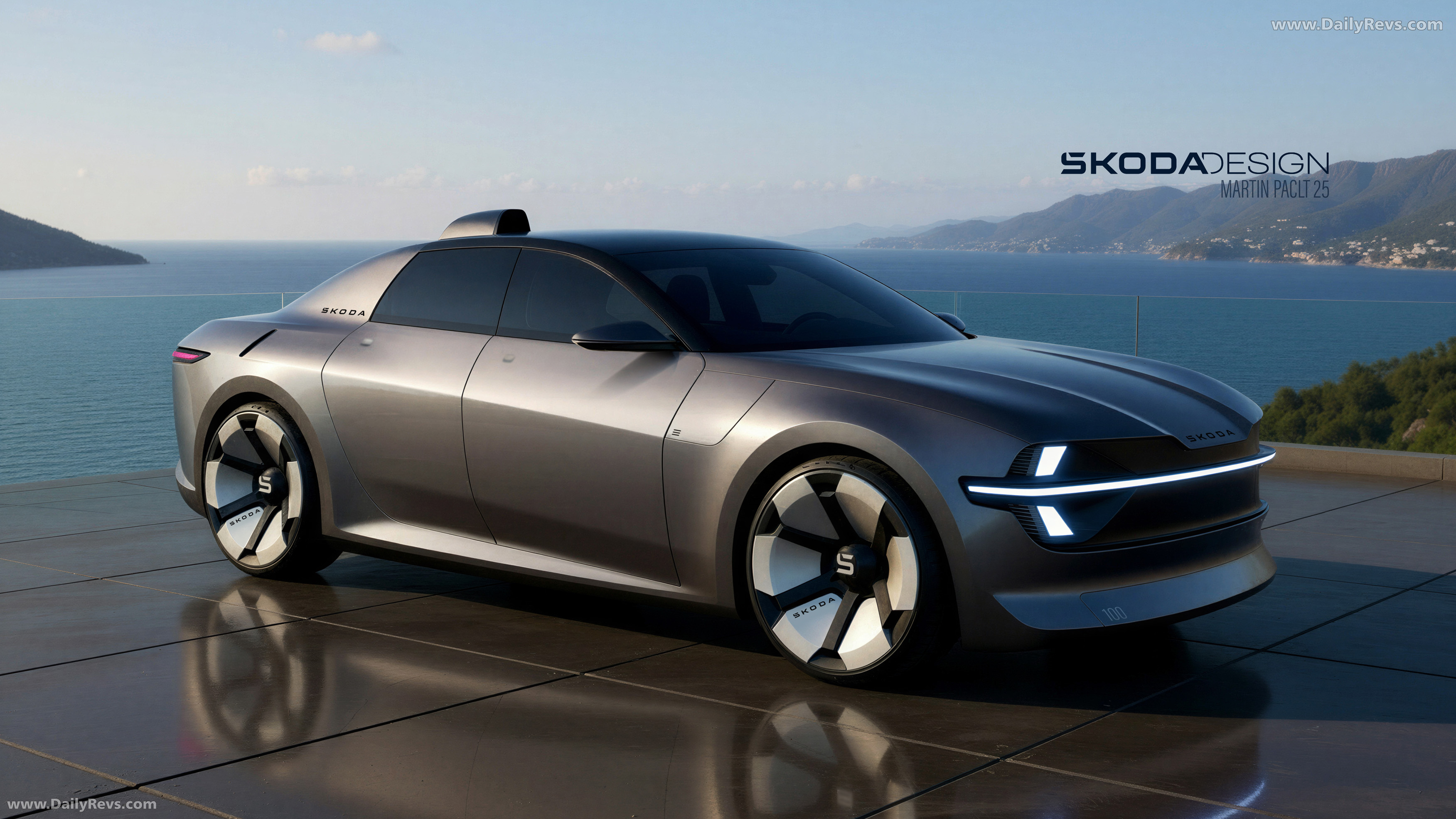 2025 Skoda 100 Concept Front View