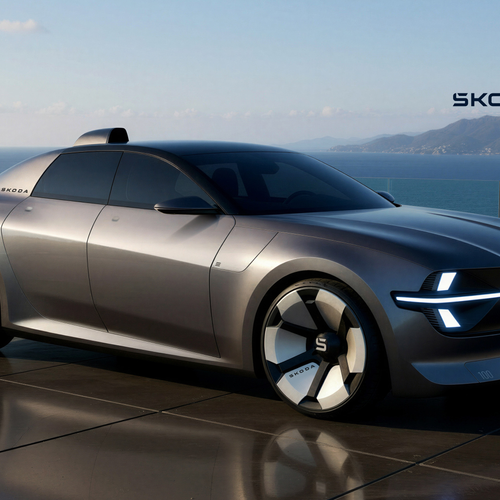 2025 Skoda 100 Concept Front View