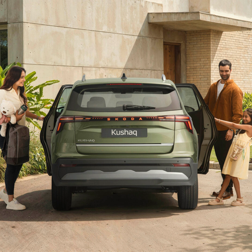 2026 Skoda Kushaq Rear View