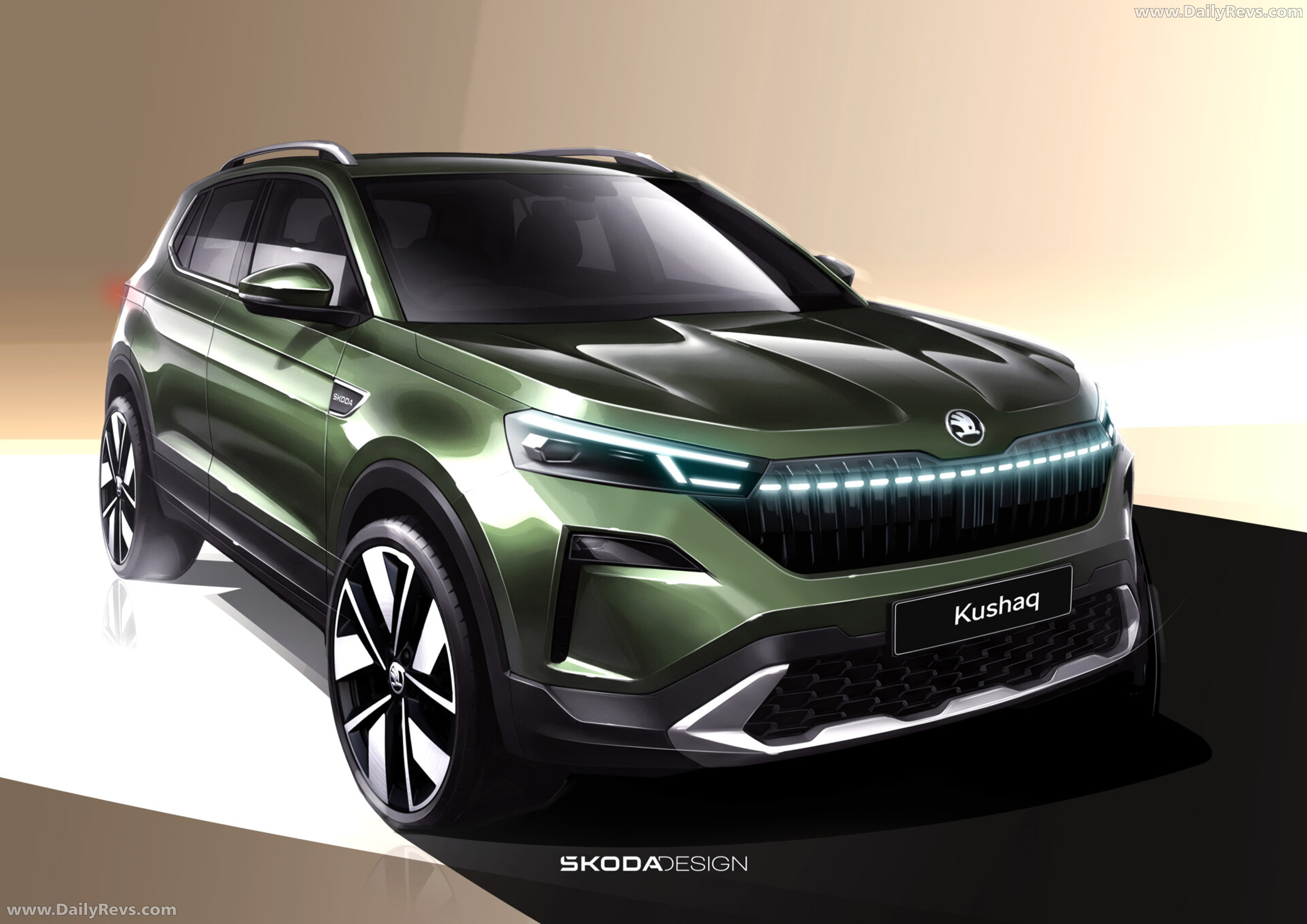 2026 Skoda Kushaq Sketches