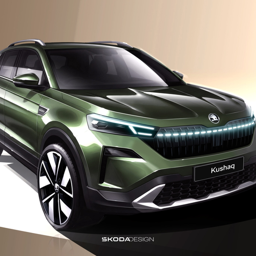 2026 Skoda Kushaq Sketches