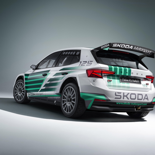 2026 Skoda Fabia RS Rally2 Anniversary Edition Rear View