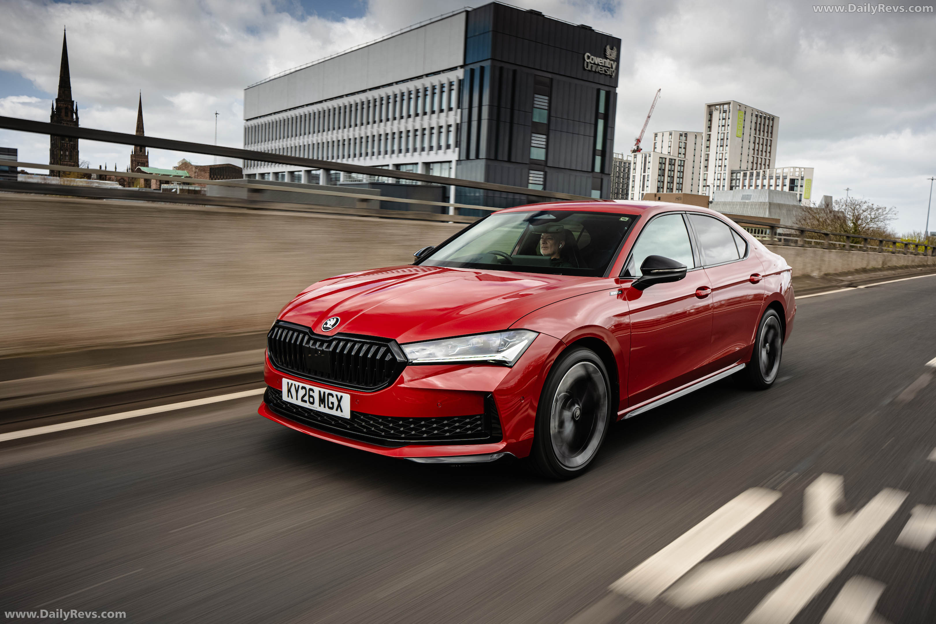 2026 Skoda Superb Sportline Mk4 UK Version Front View