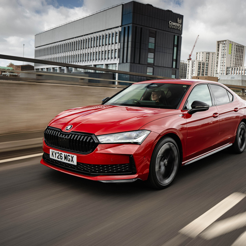 2026 Skoda Superb Sportline Mk4 UK Version Front View