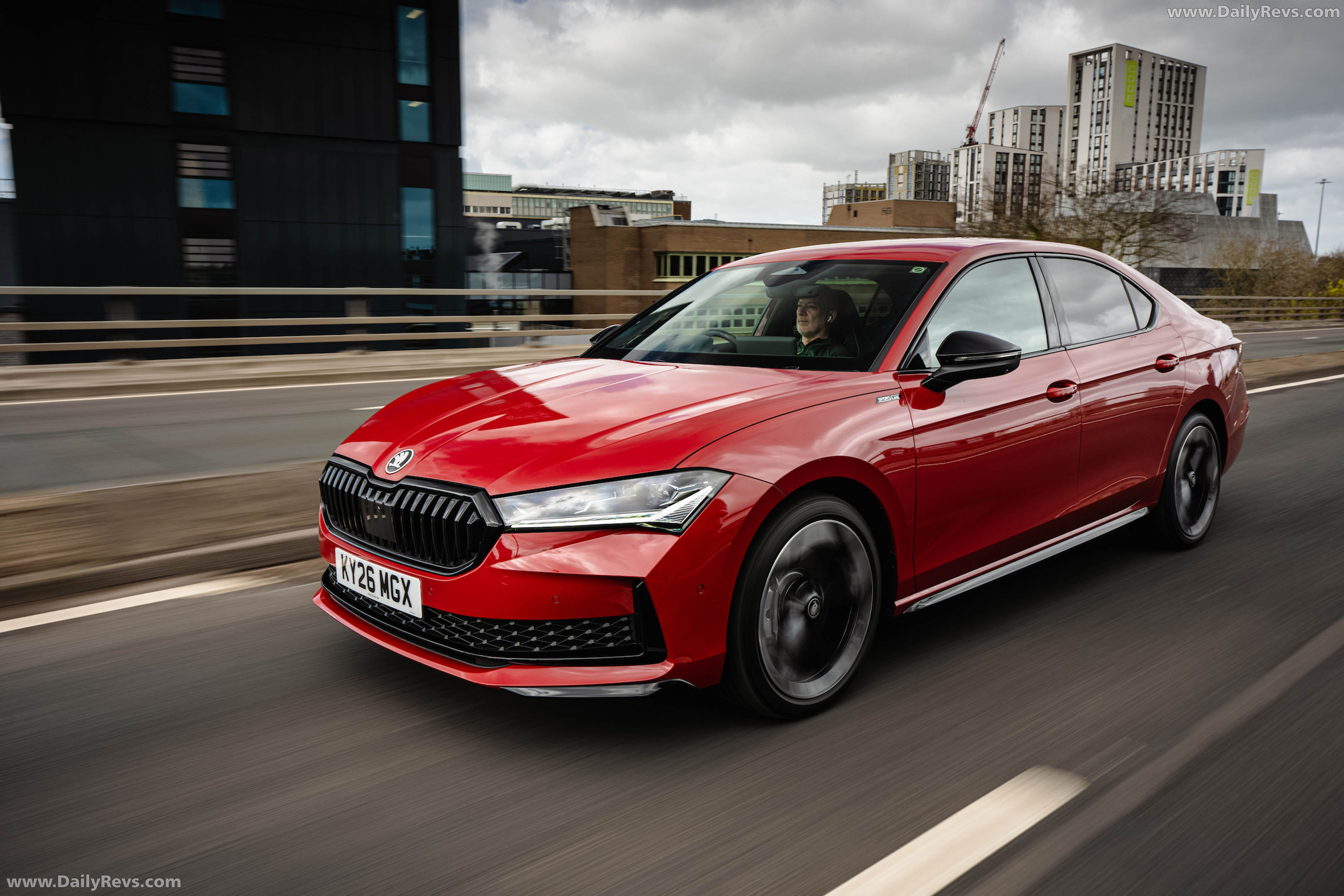 2026 Skoda Superb Sportline Mk4 UK Version Front View
