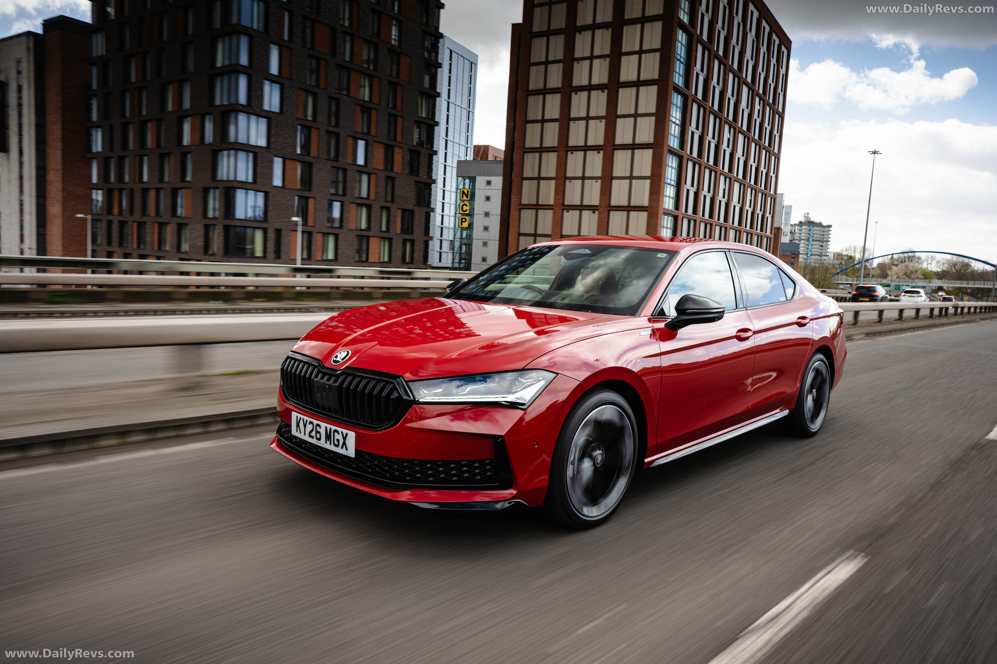 2026 Skoda Superb Sportline Mk4 UK Version Front View