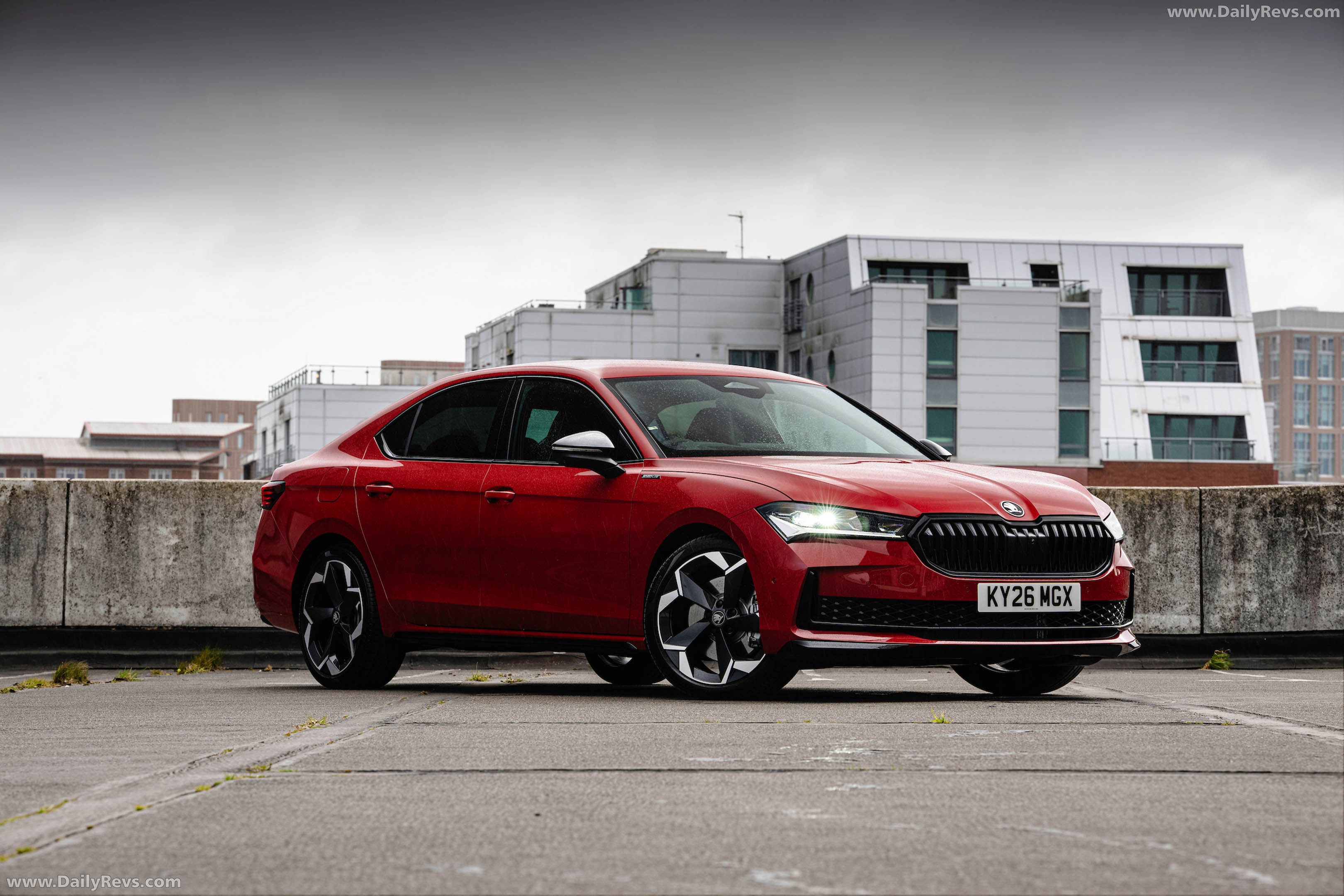 2026 Skoda Superb Sportline Mk4 UK Version Front View