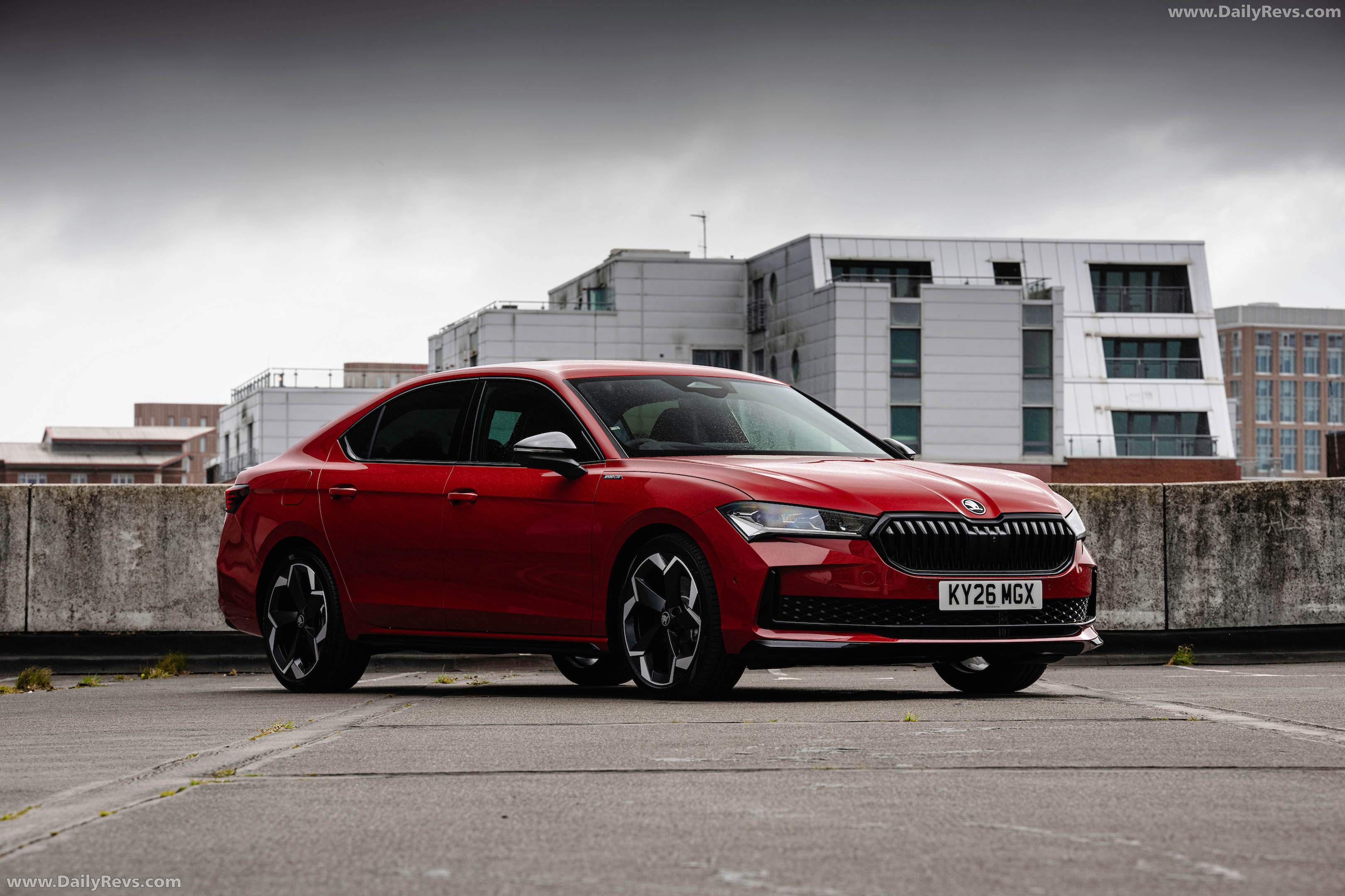 2026 Skoda Superb Sportline Mk4 UK Version Front View