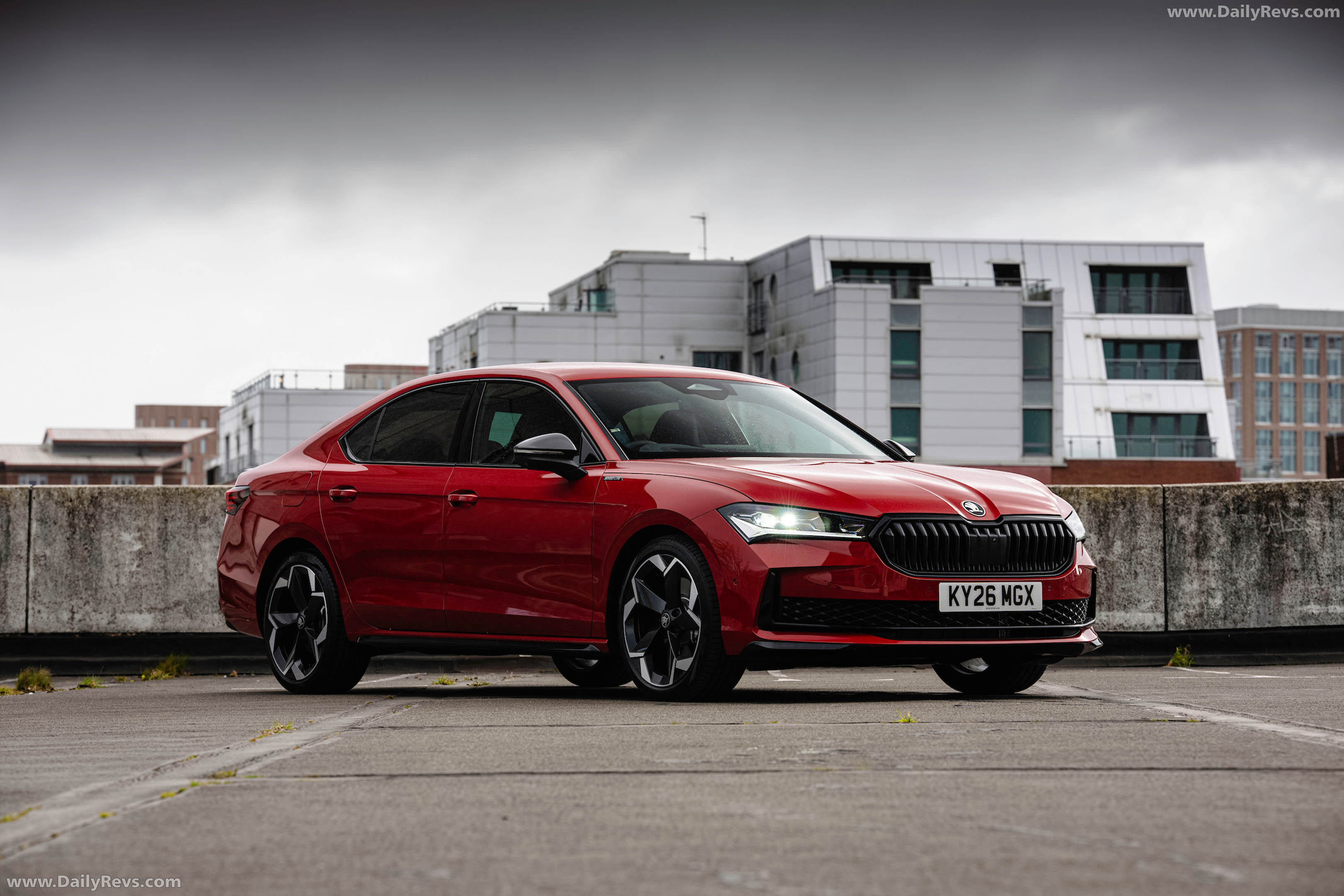 2026 Skoda Superb Sportline Mk4 UK Version Front View