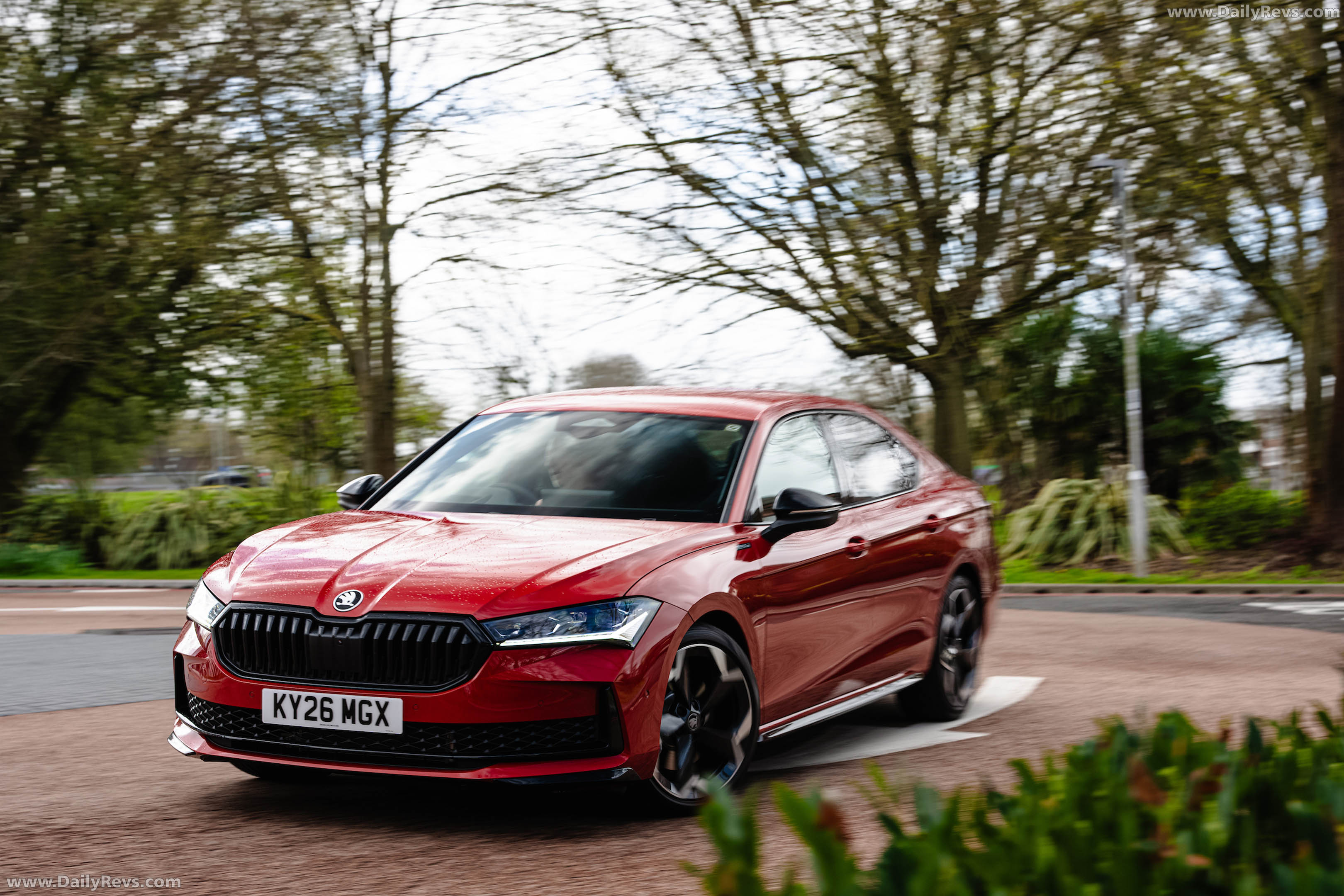 2026 Skoda Superb Sportline Mk4 UK Version Front View