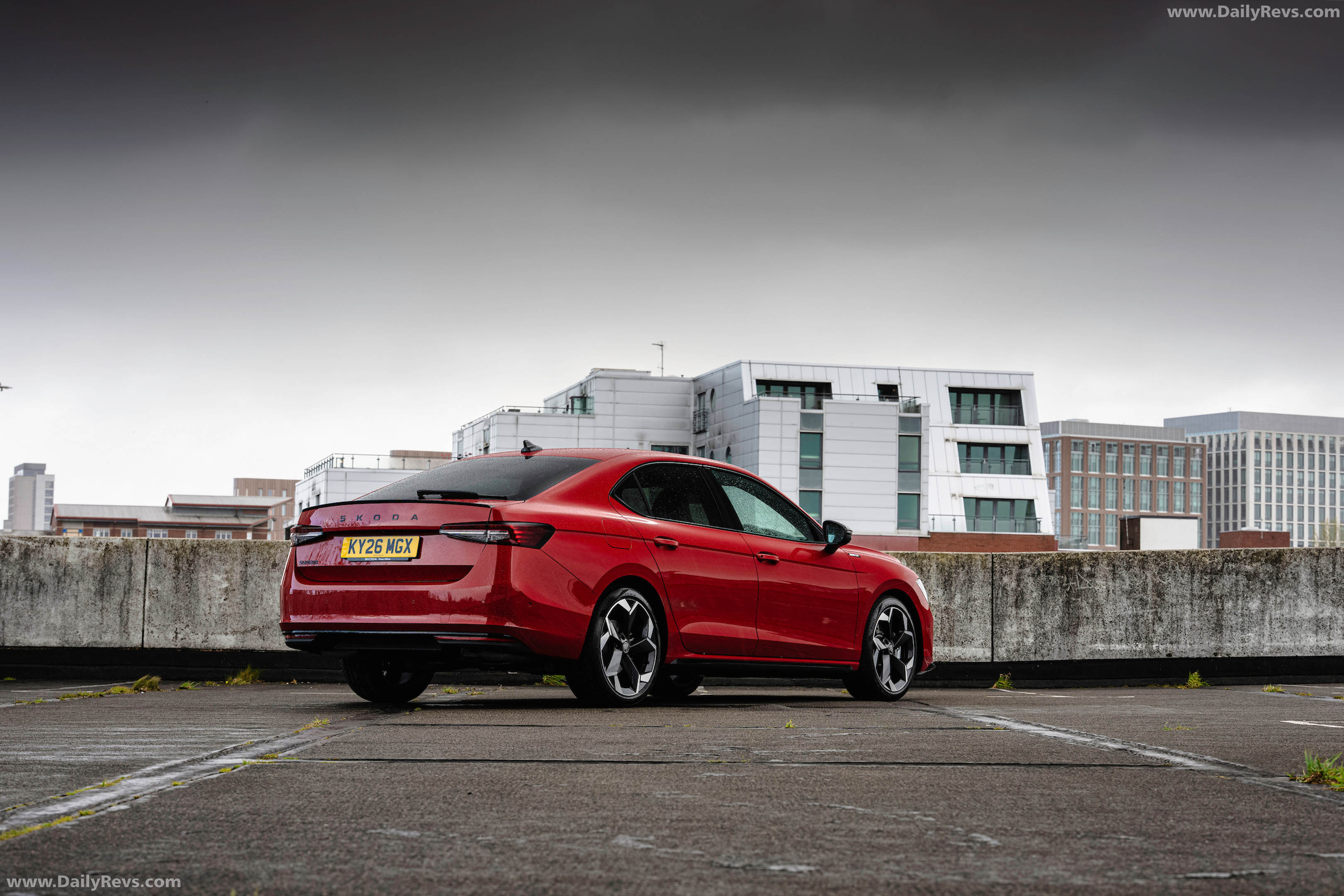 2026 Skoda Superb Sportline Mk4 UK Version Rear View