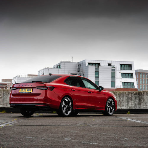 2026 Skoda Superb Sportline Mk4 UK Version Rear View