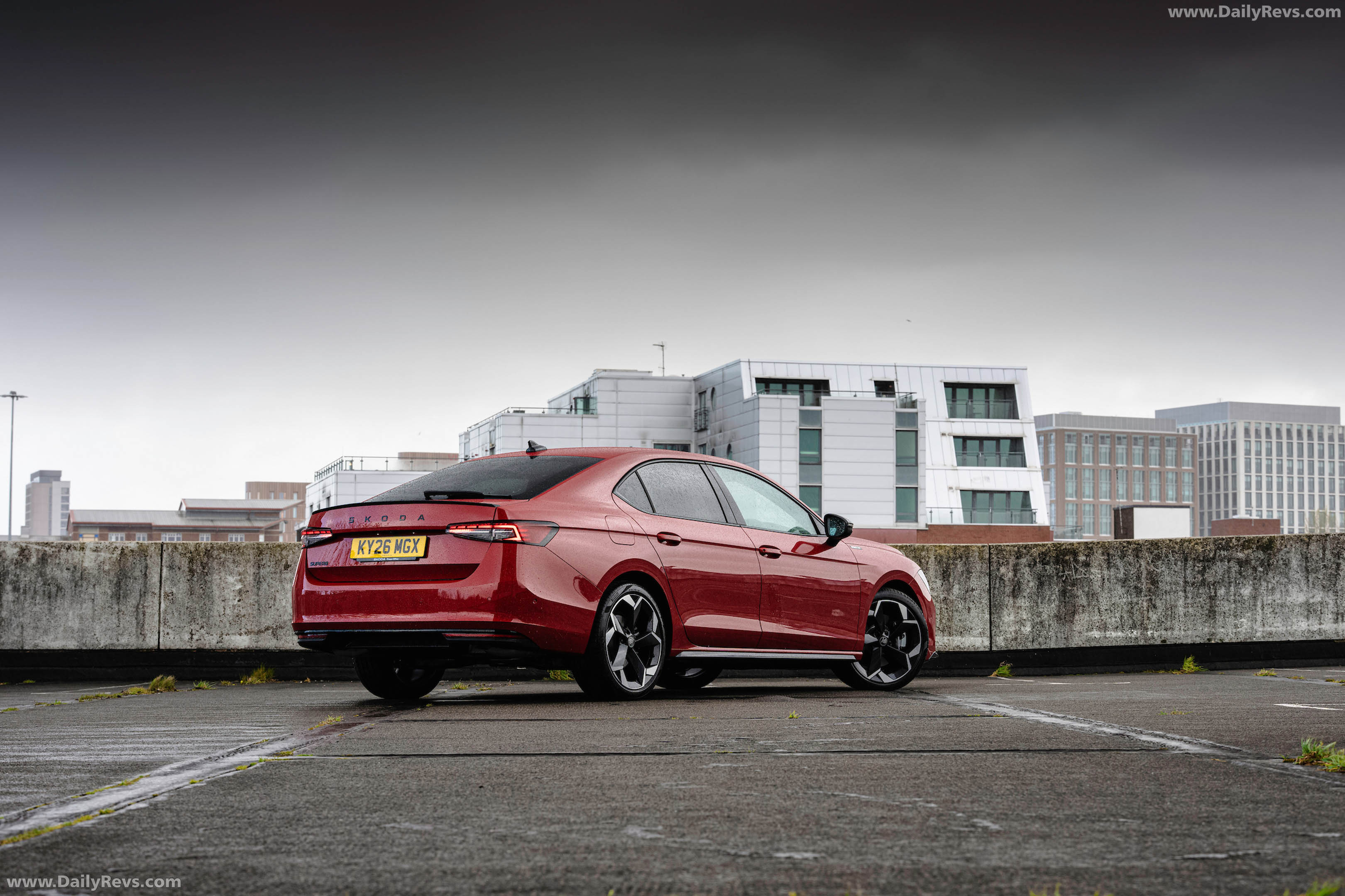 2026 Skoda Superb Sportline Mk4 UK Version Rear View