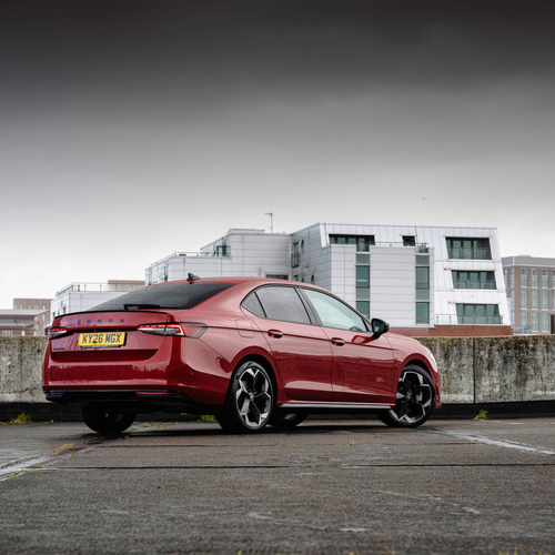 2026 Skoda Superb Sportline Mk4 UK Version Rear View
