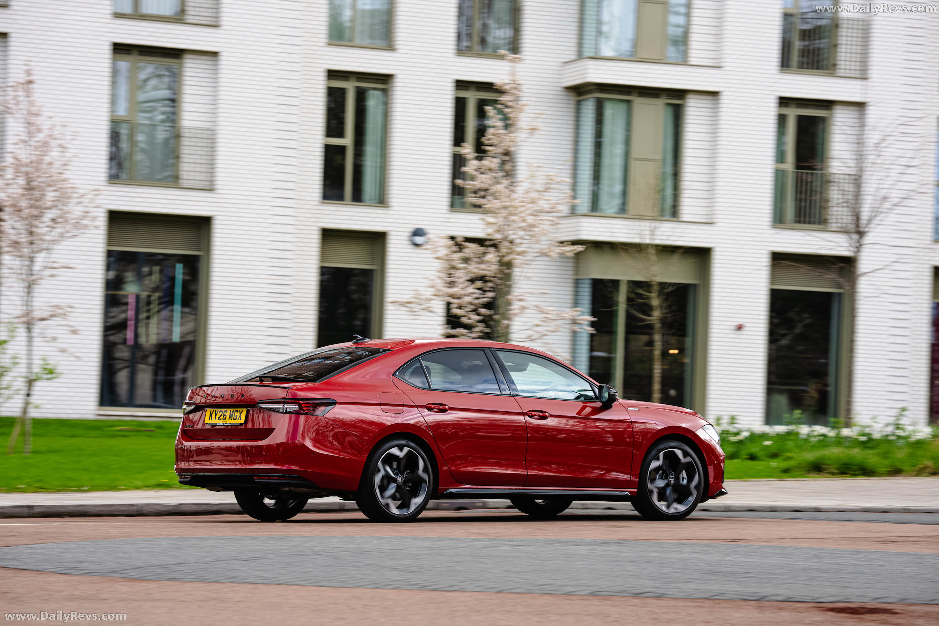 2026 Skoda Superb Sportline Mk4 UK Version Rear View